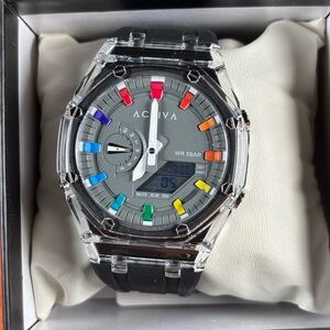 Activa Men’s Kaleido Digital and Analog Watch